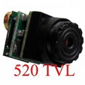 520TVL SPY Camera 9.5X9.5X12mm 0.008lux 1