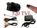 520TVL SPY Camera 9.5X9.5X12mm 0.008lux 2