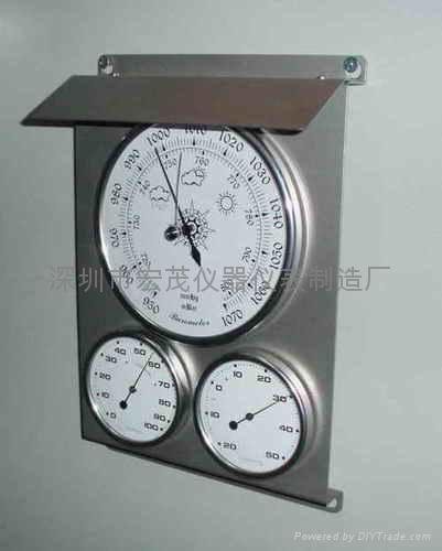 Outdoor 3in1 weather station with SS panel 2