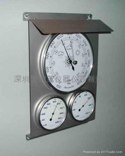 Outdoor 3in1 weather station with SS panel 3