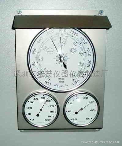 Outdoor 3in1 weather station with SS panel 4