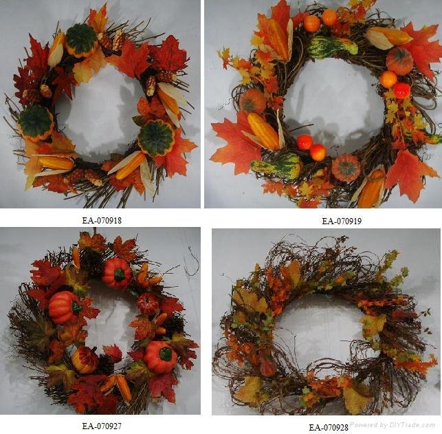 Autumn wreath suitable for Autumn decoration