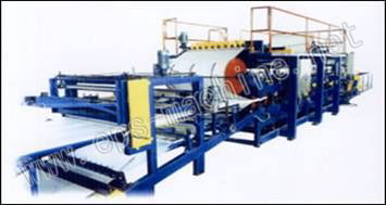 Horizontal Color Steel And Sandwich Panel Compound Machine