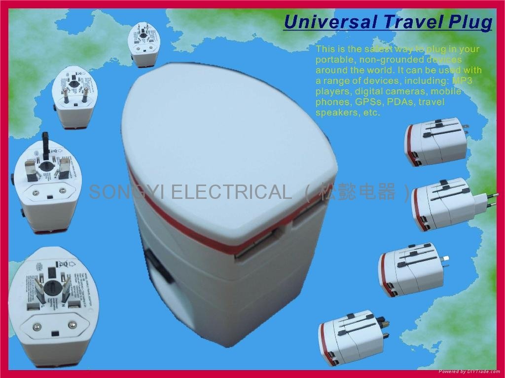 Universal Travel Adapter,Plug/Socket Converter 5