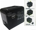 Universal Travel Adapter with USB,World Travel Adapter with USB