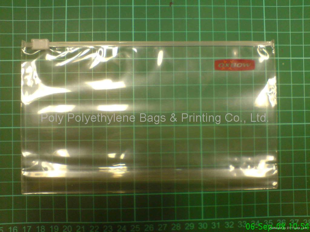 PP ZIP LOCK BAG WITH SLIDER (Hong Kong Manufacturer) Plastic