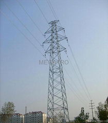 Power transmission line steel tower