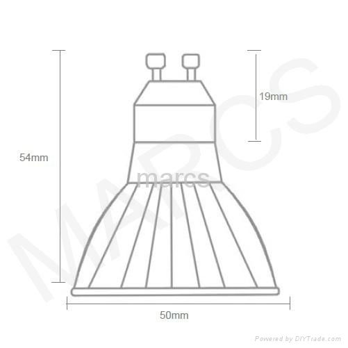 3W GU10 5050SMD LED spotlihgt 2