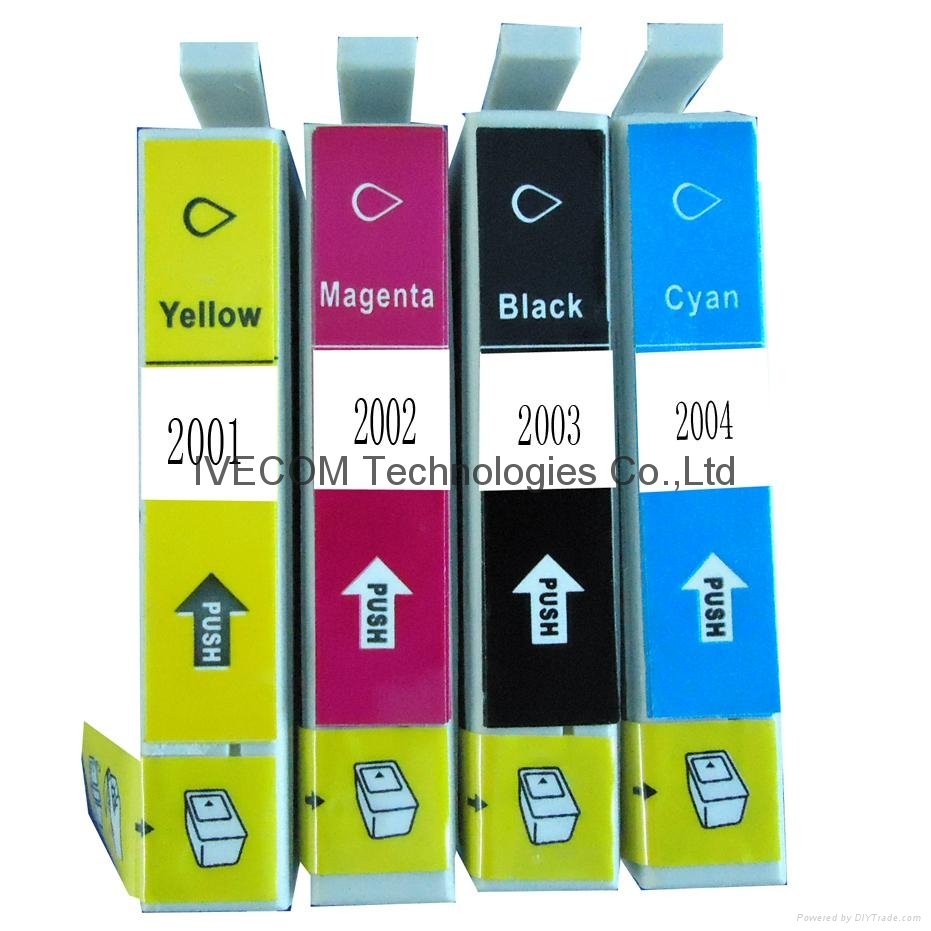 Compatible epson t2001 t2004 ink cartridge for WF-2520/WF-2530/WF-2540 -  T2001 T2004 - huaguo (China Manufacturer) - Printer, Cartridge &