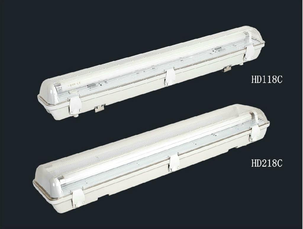 fluorescent lighting fitting HD118C with high quality ballast and T8 tube 3