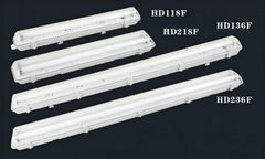 lighting fitting T8 tube and ballast IP65