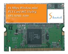 54Mbps Wireless mini PCI card 802.11a/b/g