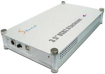 3.5" Network Enclosure With FTP & Network Print Server & BT Download Functions w 3