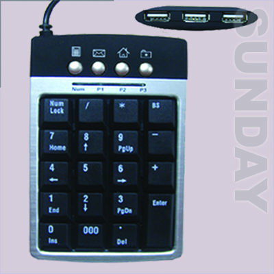 multimedia numeric keypad