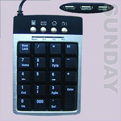 multimedia numeric keypad