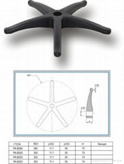 swivel chair base(plastic)