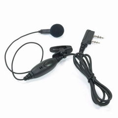 Earphone for two way radios 