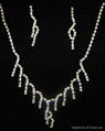 rhinestone neckalce set 1