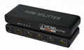 1x4 HDMI Splitter With 3D Pass-Through 1