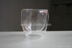 Glass Double Wall Cup