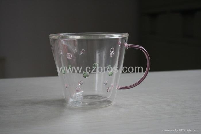 Glass Double Wall Cup 3