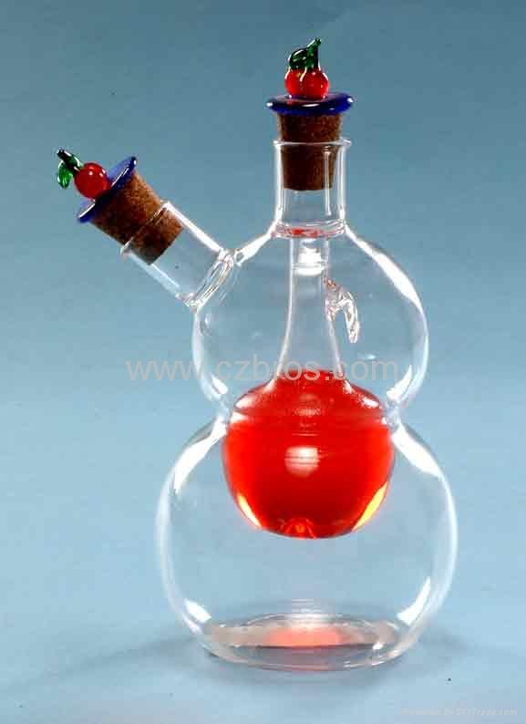 Glass Oil & Vinegar Cruet 3