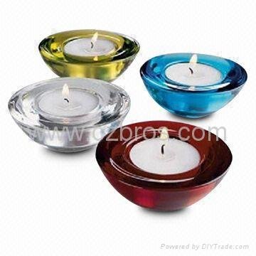Glass Candle Holder 5