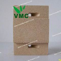 Vermiculite bricks/board for firepace wall