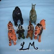 soft PVC wild animal toys 4