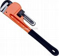 Dipped Handle American Type Heavy Duty Pipe Wrench 1