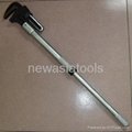 Strengthen Pipe Wrench:1)Cr-V handle