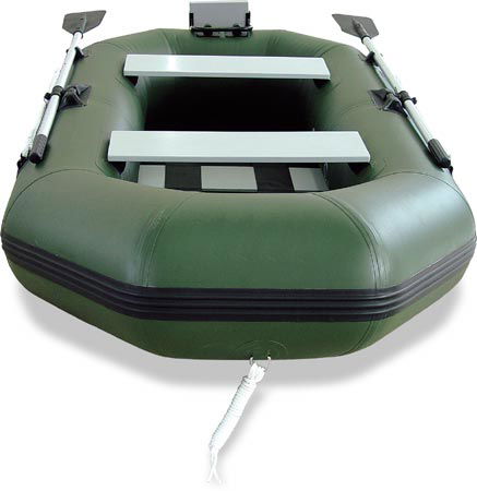 Inflatable fishing boat