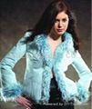 lady's fashion fur coat 4