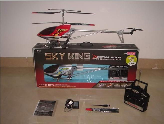 Big alloy 3.5CH RC helicopter with gyro 4