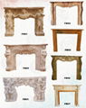 MARBLE CARVING--FIREPLACE1 1