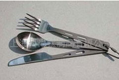 Titanium 3-pc cutlery set