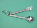 titanium flatware set 2pces