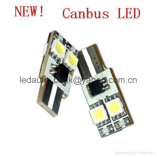 NEW T10-4SMD Wedge Canbus LED