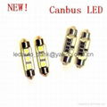 NEW Festoon T10x36mm-3SMD Canbus LED 1