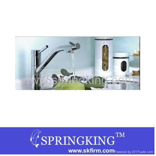 Kitchen Tri-Flow Brass Faucet Sink Tap  4