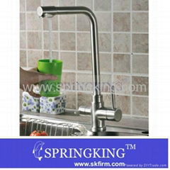 Stainless steel Hot Cold And Filtered Water Tri-flow Faucet