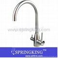 Stainless steel Hot Cold And Filtered Water Tri-flow Faucet 2