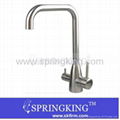 Stainless steel Hot Cold And Filtered Water Tri-flow Faucet 3