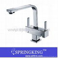 Double Handle Tri-Flow Kitchen Tap 