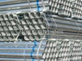 Hot galvanized welded tubes