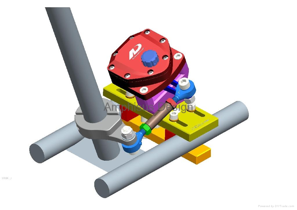 Steering Stabilizer for ATVs Amphisus Design (Taiwan Manufacturer