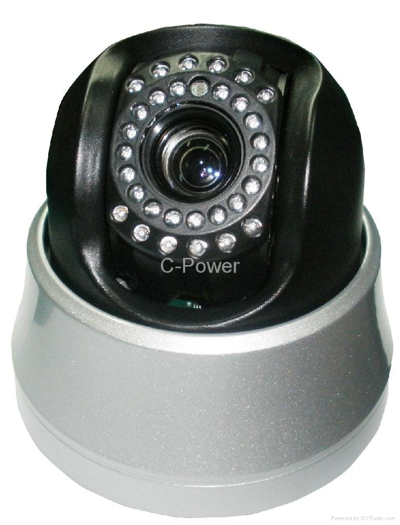  Dome  camera with pan/tilt