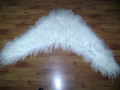 sheep fur shawl