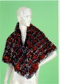 rabbit fur shawl 1