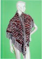 rabbit fur shawl